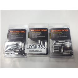 LOT OF THREE PACKAGES EASTON MICROLITE ARROW INSERTS