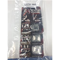 LOT OF THREE PACKAGES EXODUS ARCHERY REPLACEMENT BLADES