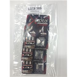 LOT OF THREE PACKAGES EXODUS ARCHERY REPLACEMENT BLADES