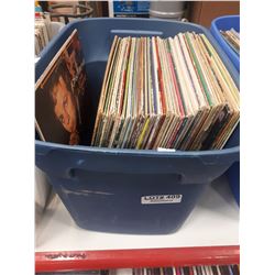 LARGE TOTE OF VINTAGE VINYL