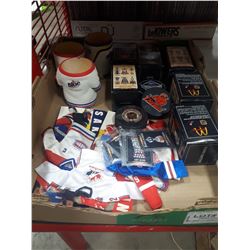TRAY OF ASSORTED NHL MEMENTOS-McDONALDS