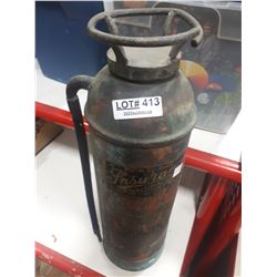 VINTAGE COPPER FIRE EXTINGUISHER