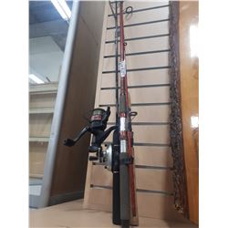 MAGNUM FISH ROD WITH REEL AND QUANTUM ROD WITH REEL