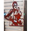 Image 1 : METAL CUT-OUT ELVIS PICTURE