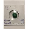 Image 2 : Rare HUGE 6.50 Carat EMERALD Oval Cut Tested Natural
