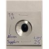 Image 2 : Rare HUGE 7.50 Carat BLUE SAPPHIRE Oval Cut Tested Natural