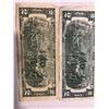 Image 2 : 2 US 2 Dollar Bills for 1 Money 1976 Bicentennial and a 1995