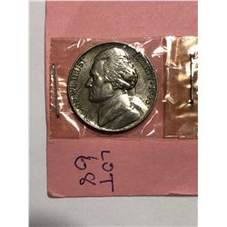 High Grade 1943 P Silver WWII Jefferson Nickel