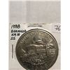 Image 1 : Rare 1988 Bermuda 1 Dollar Coin in MS High Grade