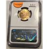 Image 2 : Rare 1917 Netherland GOLD 10 Gulden Certified NGC MS65 Serial Number 4632599-016