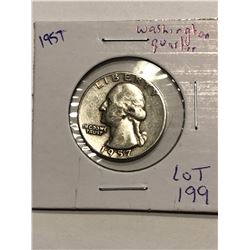 1957 Washington Silver Quarter Nice Condition