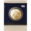 Image 1 : Sons of Liberty American Revolution Gold Plated Medal in Original Display Box KB