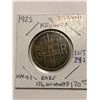 Rare 1925 Iceland 2 Kronors ONLY 126,000 Minted Book 