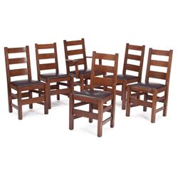 Stickley Brothers chairs, #381, set of six 