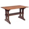 Image 1 : Gustav Stickley trestle table,#637 