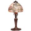 Image 1 : Hand el lamp,obverse painted shade