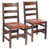 Image 1 : L and JG Stickley side chairs, #350, pair 