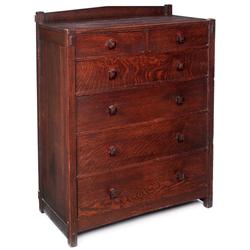 Gustav Stickley chest of drawers, #602 