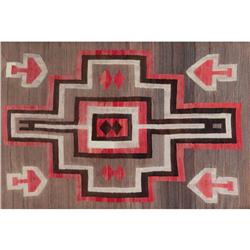 Navajo rug,c.1920,geometric design