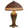 Image 1 : Hand el table lamp,chipped ice shade