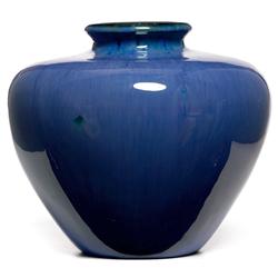 Fulper vase, bulbous shouldered form