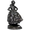 Image 1 : Ruth Milles sculpture, Dutch girl in bronze