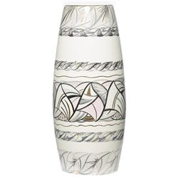 Zsolnay vase, large form in ivory