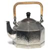 Image 1 : Peter Behrens tea kettle, hammered silver