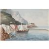 Image 1 : M.Gianni, Italian School, Naples Bay, gouache