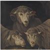Image 1 : Adolph Kauffmann, Sheep, oil/canvas