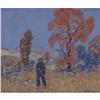 Image 1 : Henry James Soulen, Hunter in Land scape, Gouache