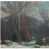 Image 1 : Carl Rudolph Krafft, Snow Land scape, Oil/Canvas