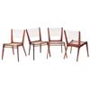 Image 1 : Jacques Guillon String chairs,set of four