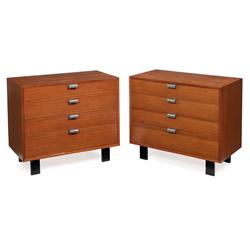 George Nelson cabinets, pair