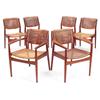 Image 1 : Sibast Mobler Danish dining chairs, six