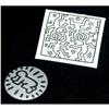 Image 1 : Keith Haring pin, male and  female figures