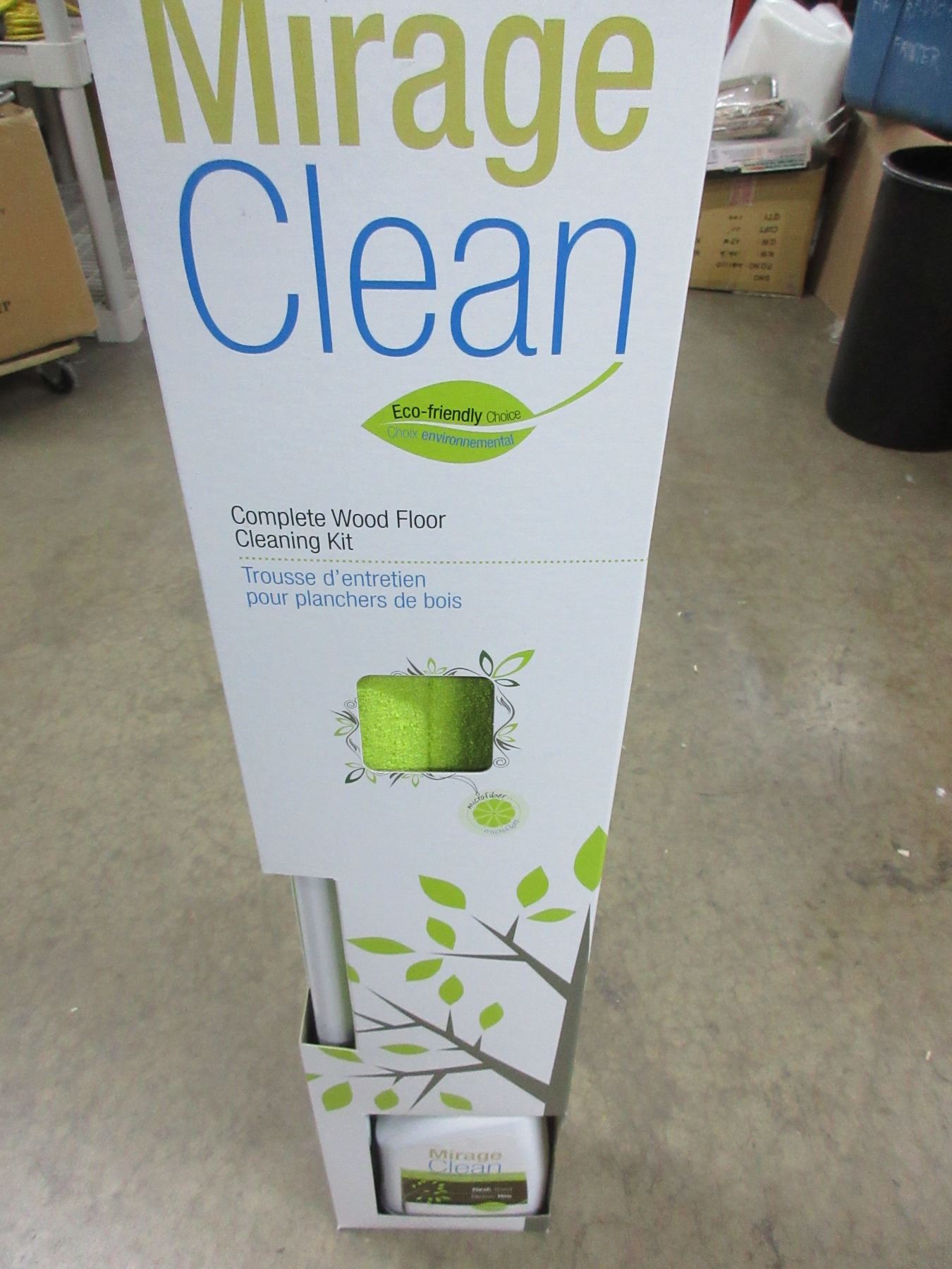 New Mirage Clean Hardwood Floor Cleaner Comes With 1 Liter