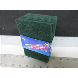 New 10 pack of Scouring Pads