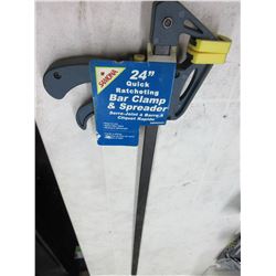 New Samona 24" Quick Ratcheting Bar Clamp & Spreader