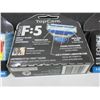 Image 1 : 3 Boxes Force F:5 Men's 5 Blade Razor Cartridges with Lube Strip / 4 per box