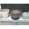 Image 1 : 3 Planter Clay Pots / no shipping on this item