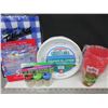 Image 1 : Camping Bundle / Paper Plates , Cups , Cutlery , Tablecloth & Toothpics