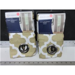 2 Colormate Grommet Panels / 40" x 84" long