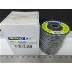 1 case of 10   /  4-1/2 inch High Density Flap Disks / ZA-80  12,000RPM
