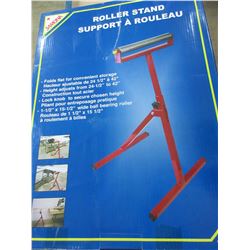 New Roller Stand Support / 24-1/2 - 42 inch / 1-1/2 x 15-1/2 ball bearing rollers