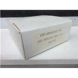 VSM 5 X 0 kp911sf /180grit Sanding Disk / 100 pieces / made in Germany