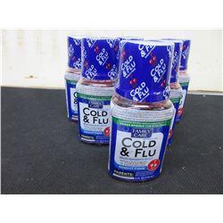 6 Bottles of COLD & FLU 4oz / Cherry