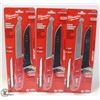 Image 1 : LOT OF 3 MILWAUKEE SMOOTH BLADE INSULATION KNIVES