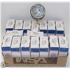 Image 1 : FLAT OF 17 AMETEK LIQUID FILL GAUGES
