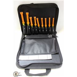 KLEIN TOOLS  9 PIECE INSULATED NUT DRIVER SET